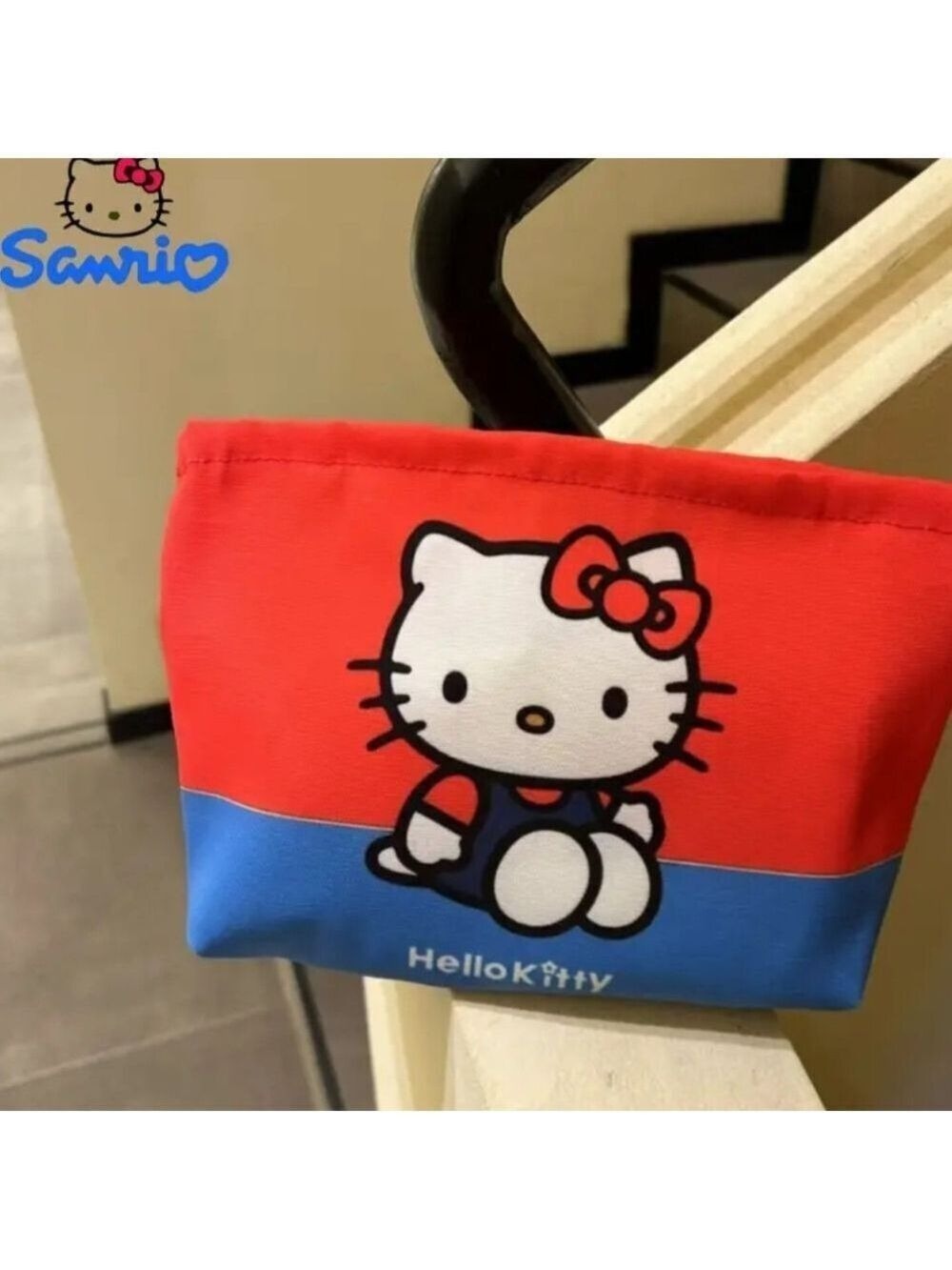 Hello Kitty Red and Blue Pouch